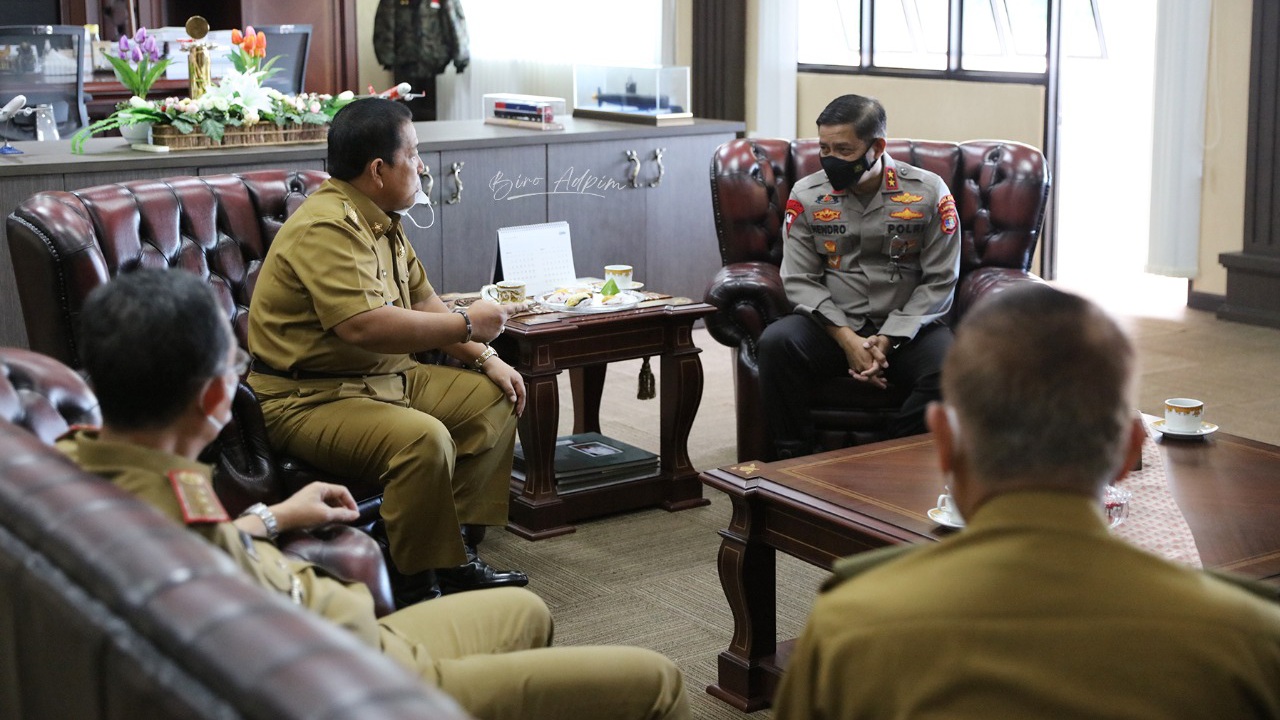 Audiensi dengan Gubenur Lampung, Kapolda Siap Berikan Rasa Aman untuk Masyarakat