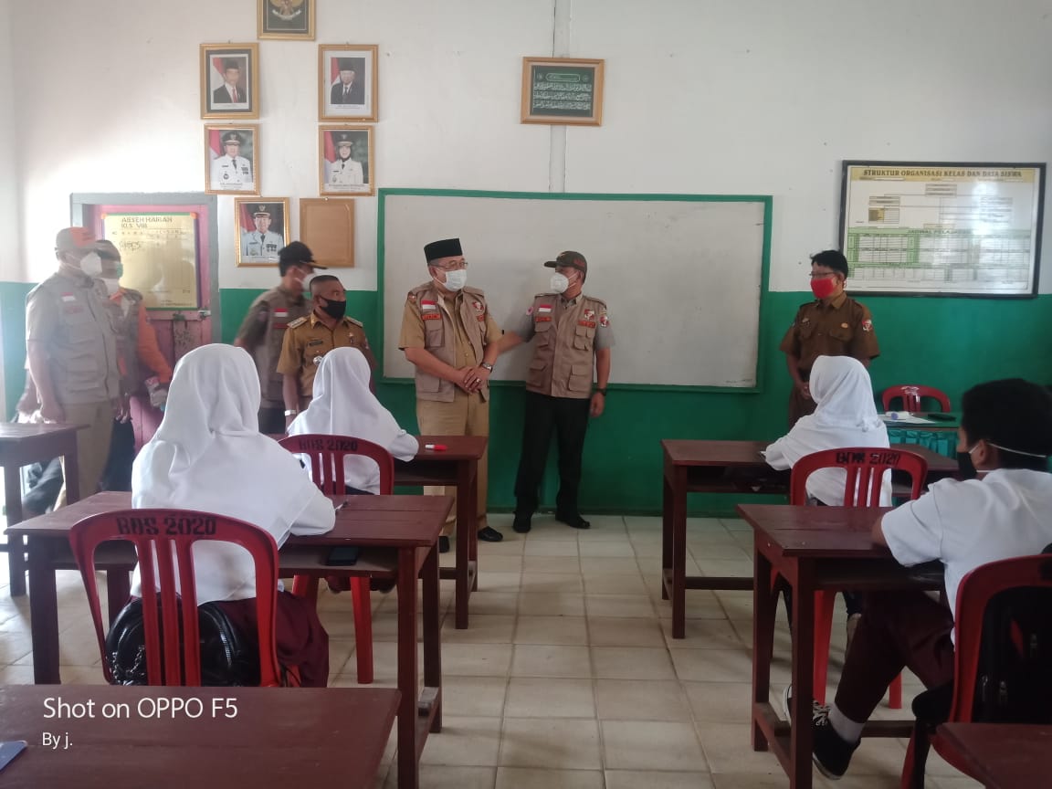 Satgas Covid-19 Kabupaten Lampura, Pantau Kegiatan PTM