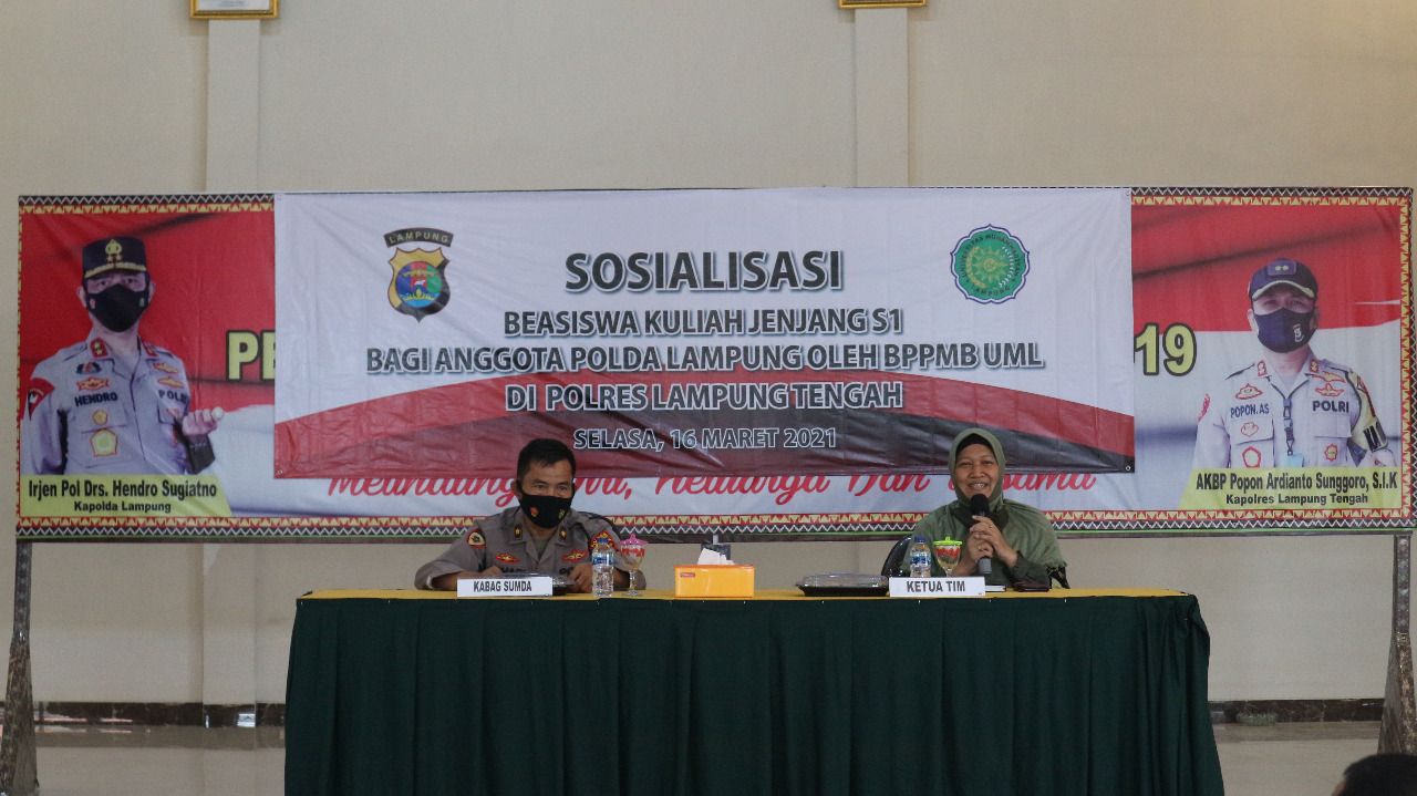 Bagi Anggota Polri di Lampung yang Mau S-1, Ada Beasiswa