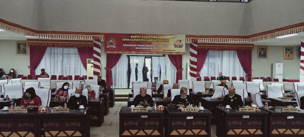 HUT Provinsi ke-57, DPRD Lamsel Gelar Rapat Paripurna Istimewa