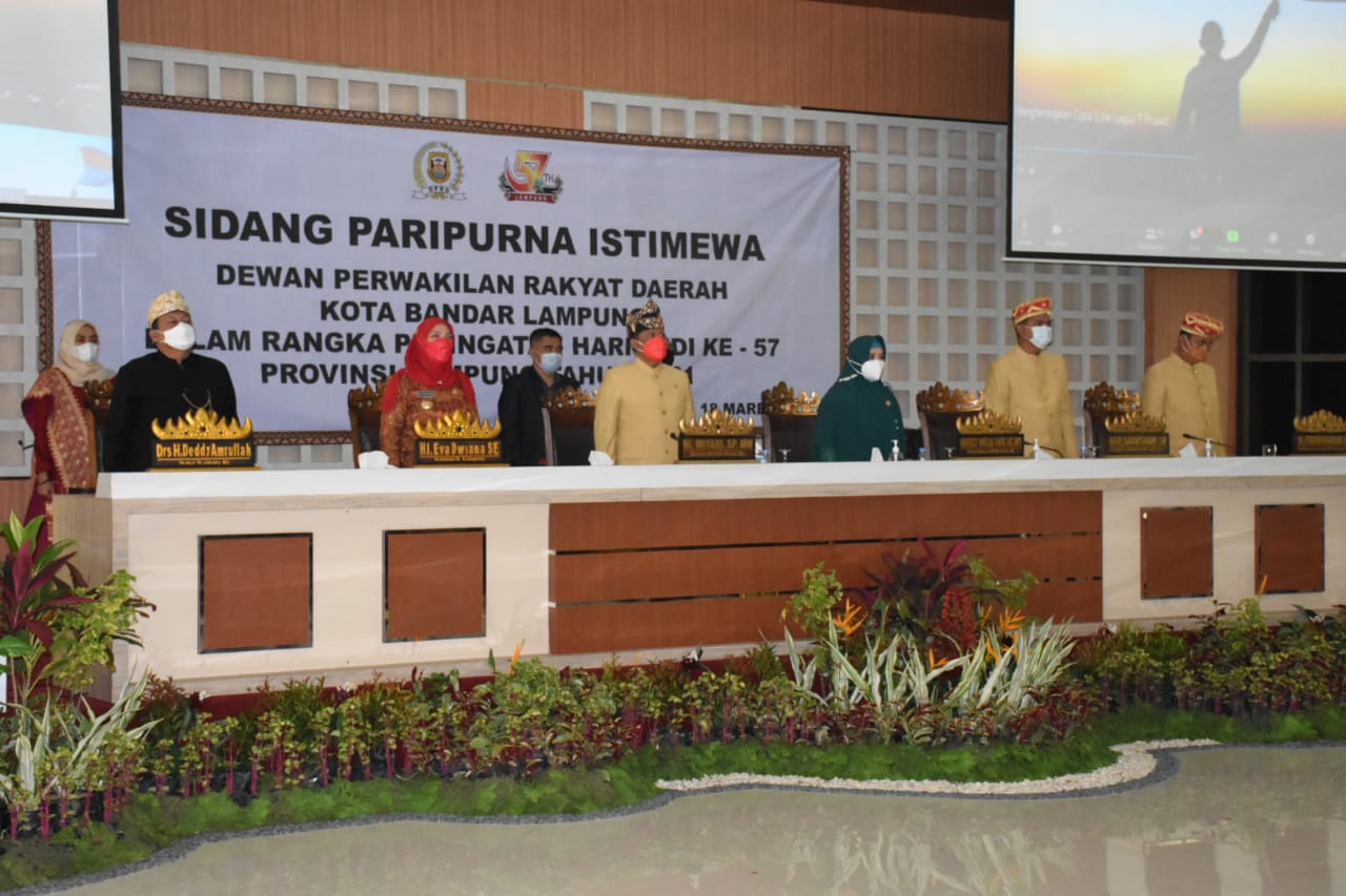 Momen HUT Lampung, Ketua DPRD Bandarlampung Singgung Wacana Pugar Terminal Rajabasa