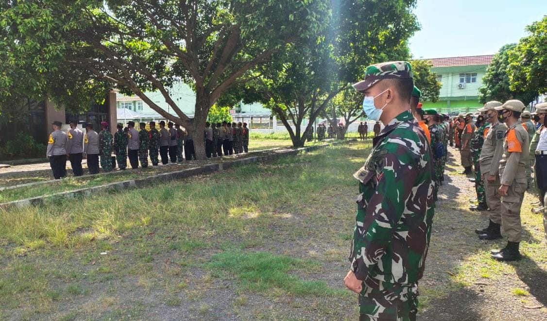 Kodim 0410/KBL Laksanakan Apel Gabungan Satgas Covid-19