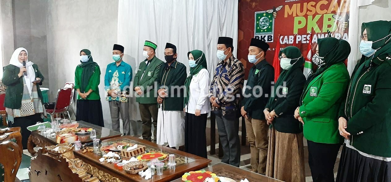 Dikukuhkan, Pengurus DPC PKB Pesawaran Diminta Berbenah