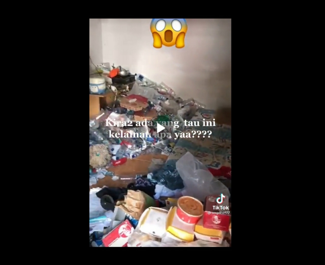 Ngeri! Kamar Mahasiswa Mirip Tempat Sampah