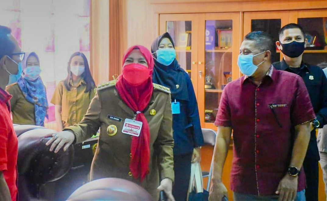 Kunjungi Kantor Dewan, Eva Bahas Sinergi hingga Rehap Gedung