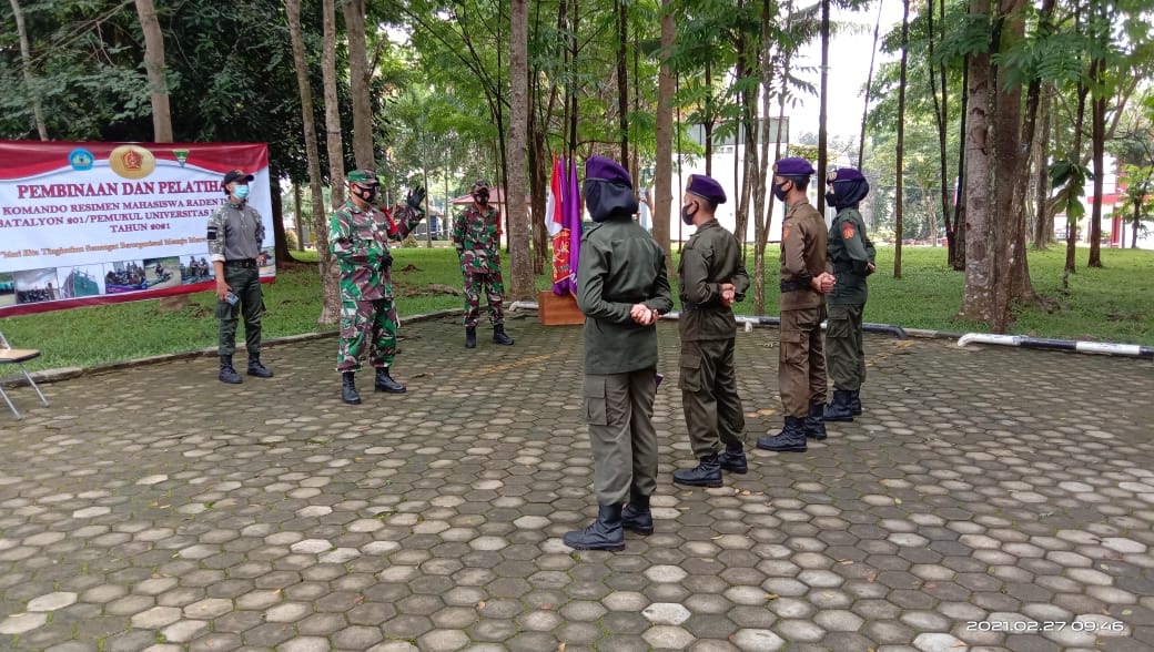 Jajaran Kodim 0410/KBL Berikan Materi ke Mahasiswa