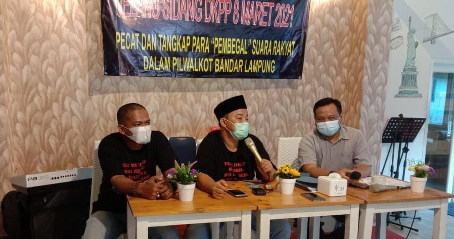 Jelang Sidang DKPP Bawaslu Lampung, KRLUPB : Kita Akan Serahkan Alat Bukti dan Saksi