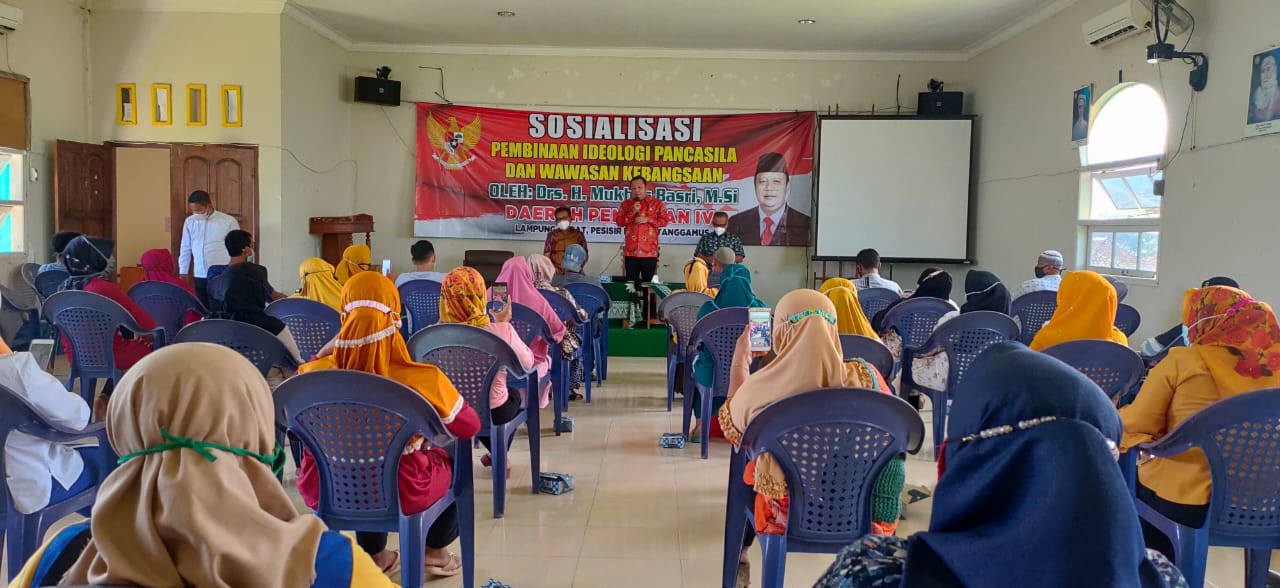 Sambangi Tanggamus, Anggota DPRD Lampung Sosialisasikan Wawasan Kebangsaan