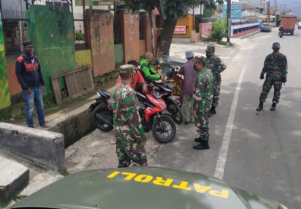 Jaga Ketertiban dan Keamanan, Kodim 0410/KBL Laksanakan Patroli Siang