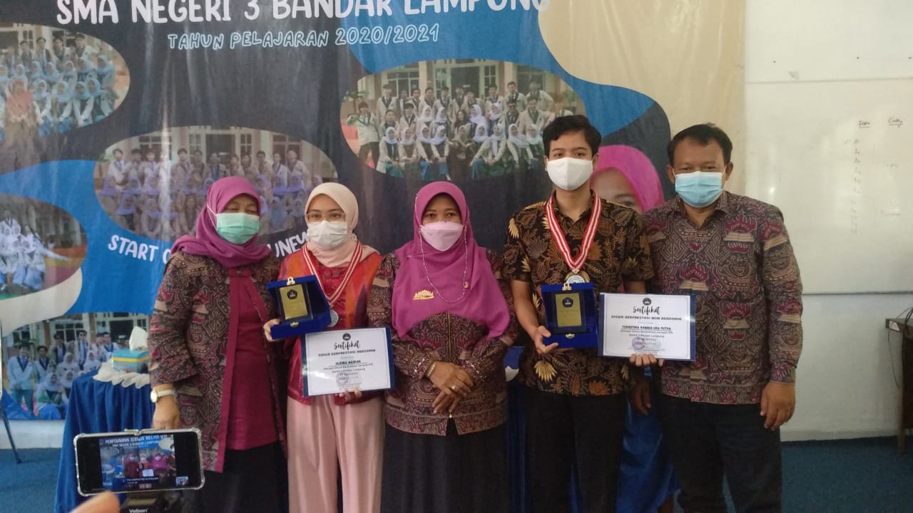 SMAN 3 Bandarlampung Gelar Perpisahan Secara Virtual