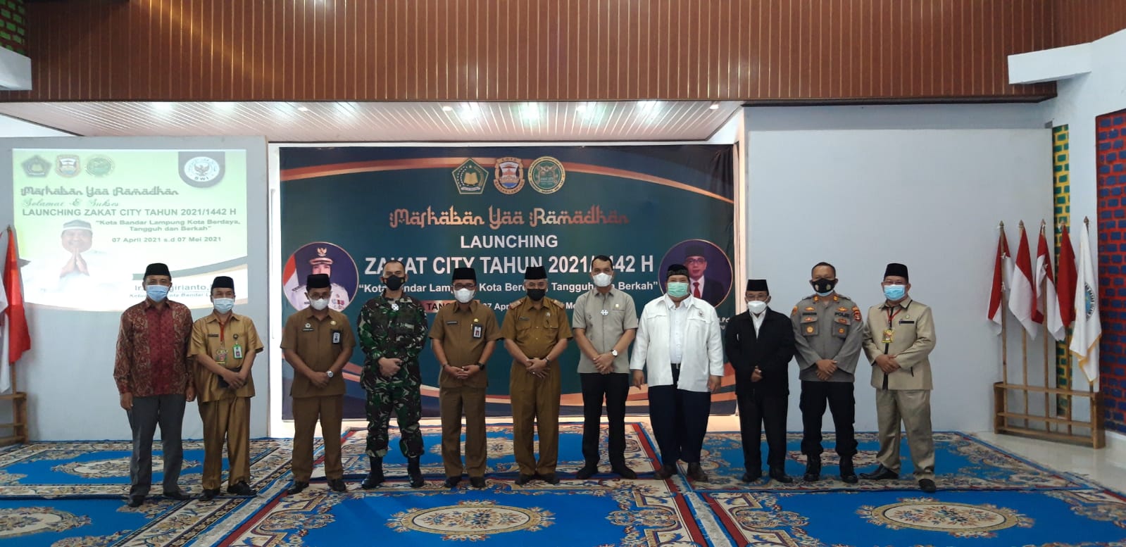 Dandim 0410/KBL Hadiri Launching Zakat City