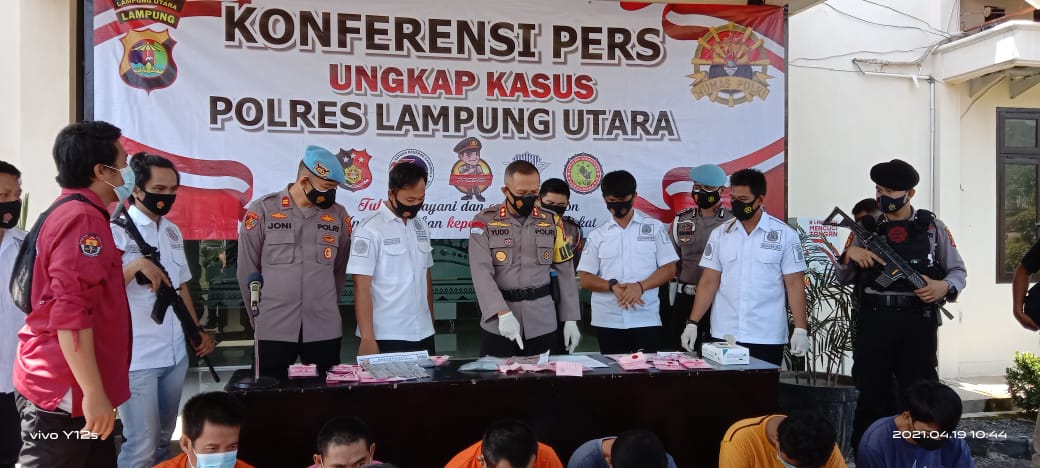 OPS Antik Krakatau, Ringkus 31 Tersangka, 2 Diantaranya Berstatus ASN