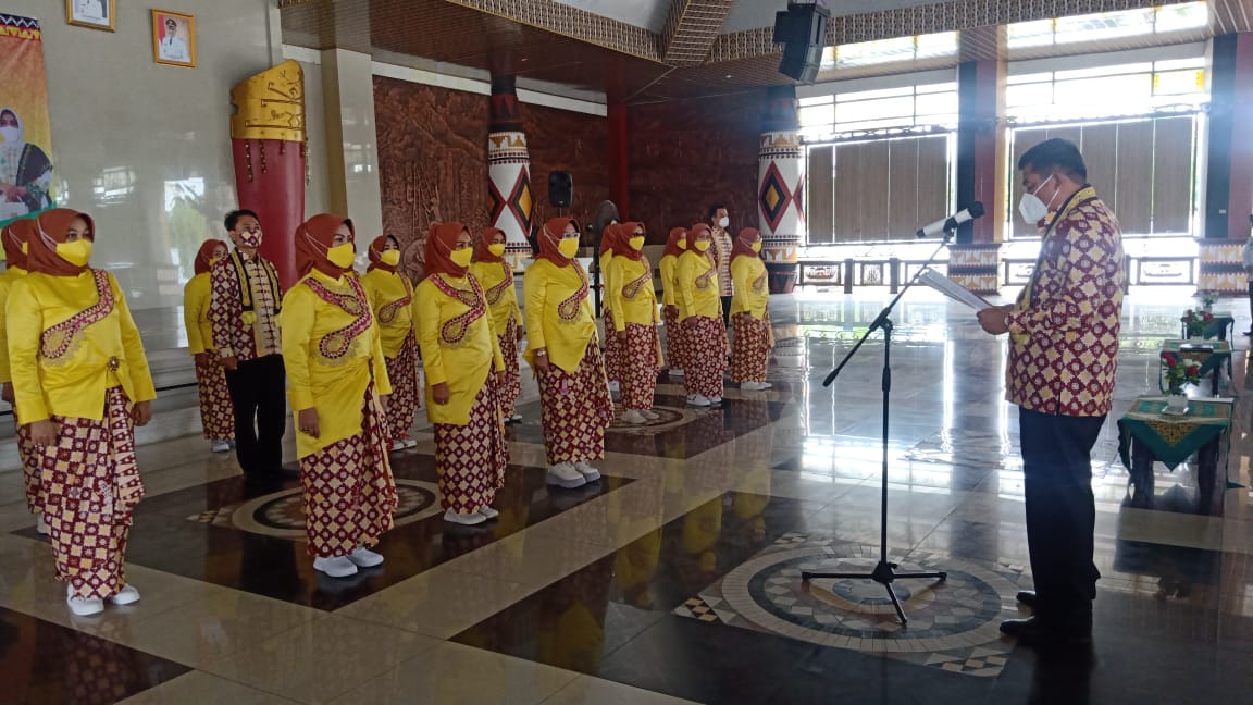 Pengurus Dekranasda Lamteng Dikukuhkan, Ini Pesan Bupati