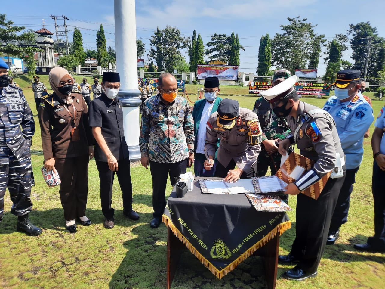 Polres Lampura Kukuhkan 5 Polsek Baru