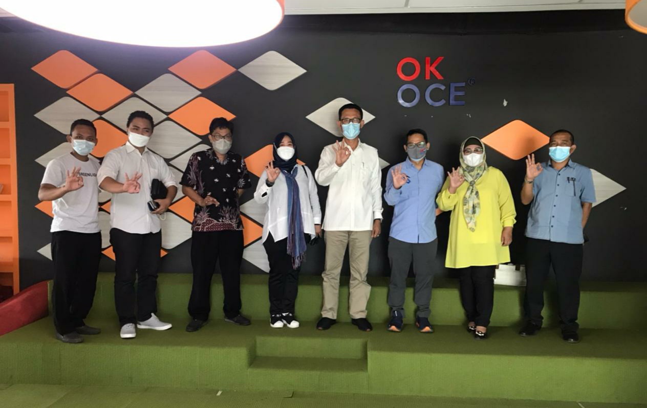 Disperindag Pesawaran Jajaki Kerjasama Dengan OK OCE Indonesia