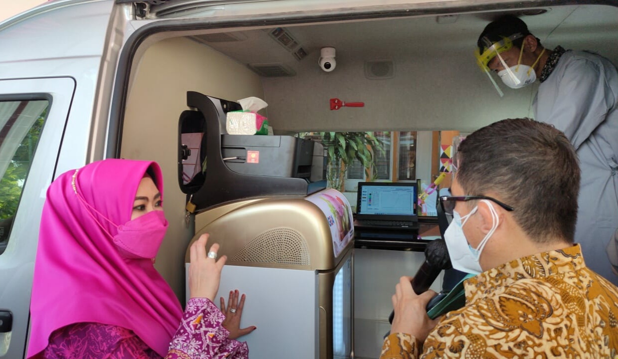 Bupati Tanggamus Launching Laboratorium Mobile RT-PCR