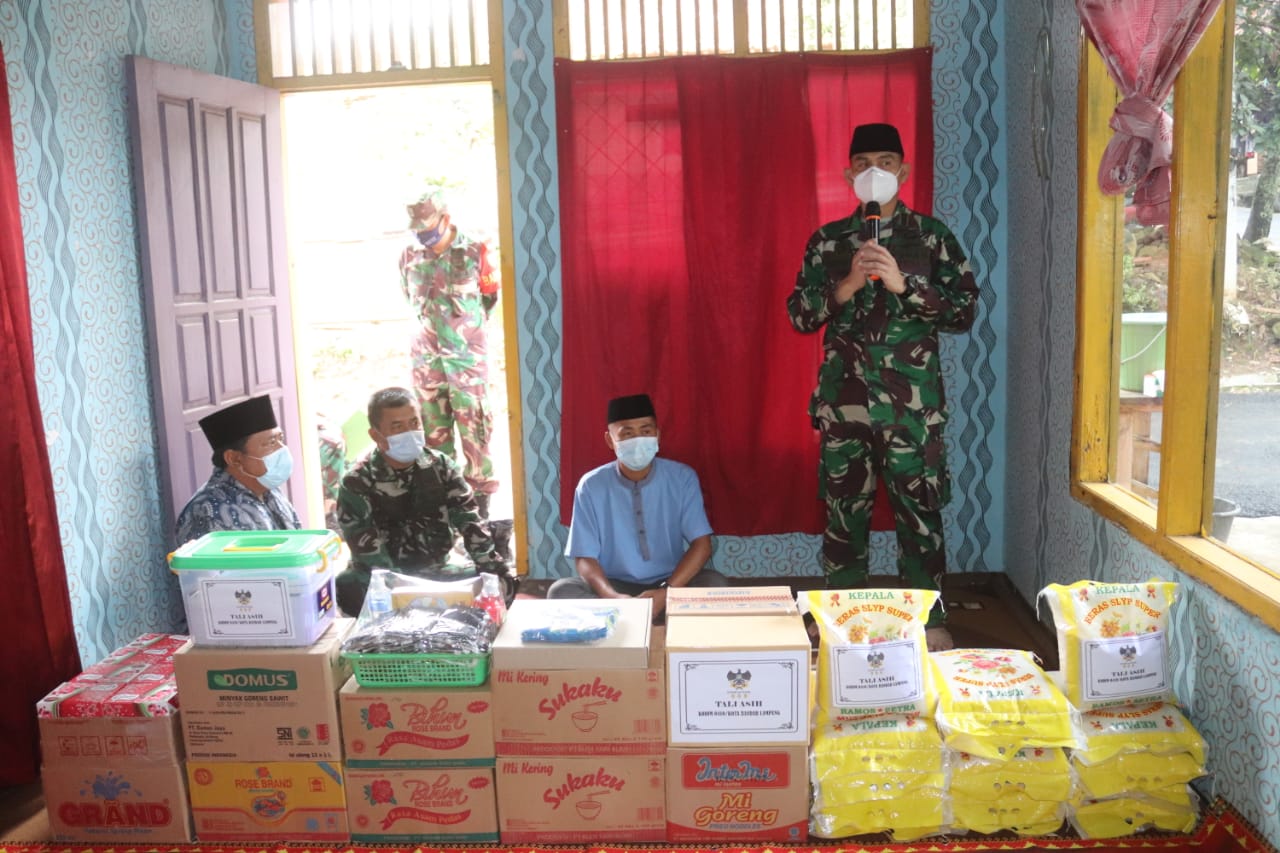 Dandim 0410/KBL Kunjungi Rumah Singgah, Berikan Sejumlah Bantuan