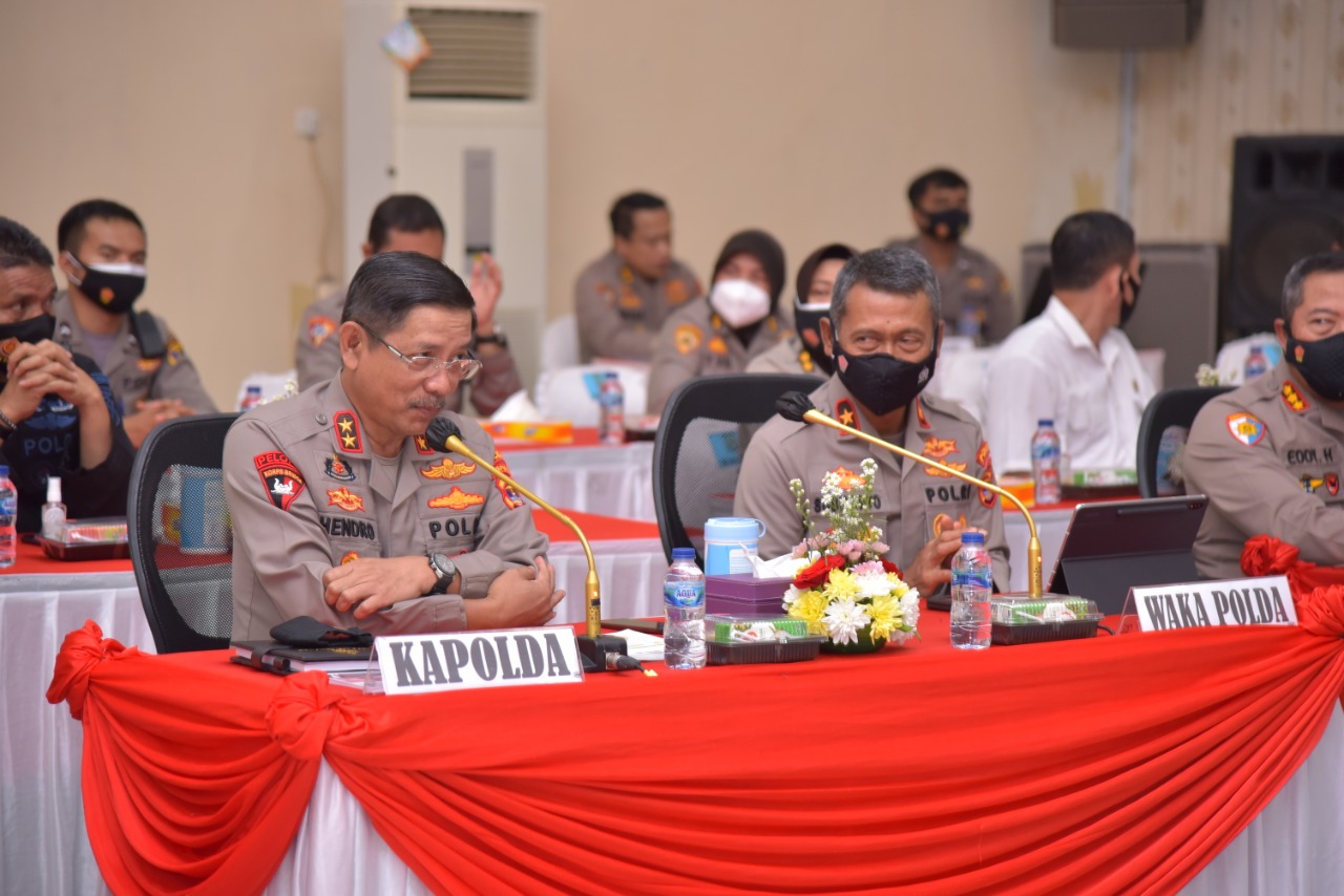 Kapolda Lampung Terima Kunjungan Peserta SSDN Lemhanas RI PPRA LXII Tahun 2021