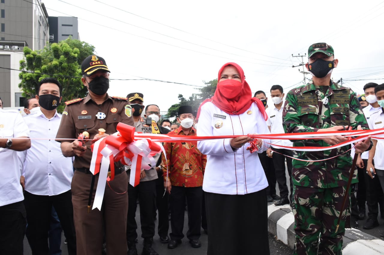 Dandim 0410/KBL Turut Hadiri Peresmian Flyover Sultan Agung