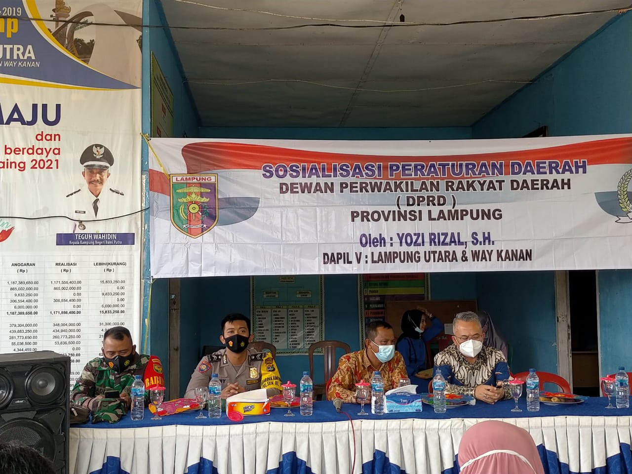 Sosper, Ketua Komisi I DPRD Lampung Gandeng Tim Penyuluh Hukum Kemenkumham