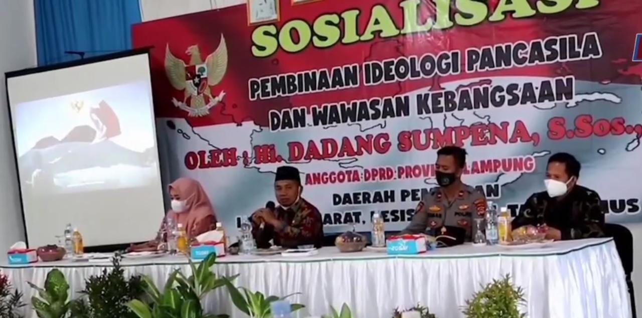 DPRD Lampung Buka Wawasan Kebangsaan Pelajar di Lambar