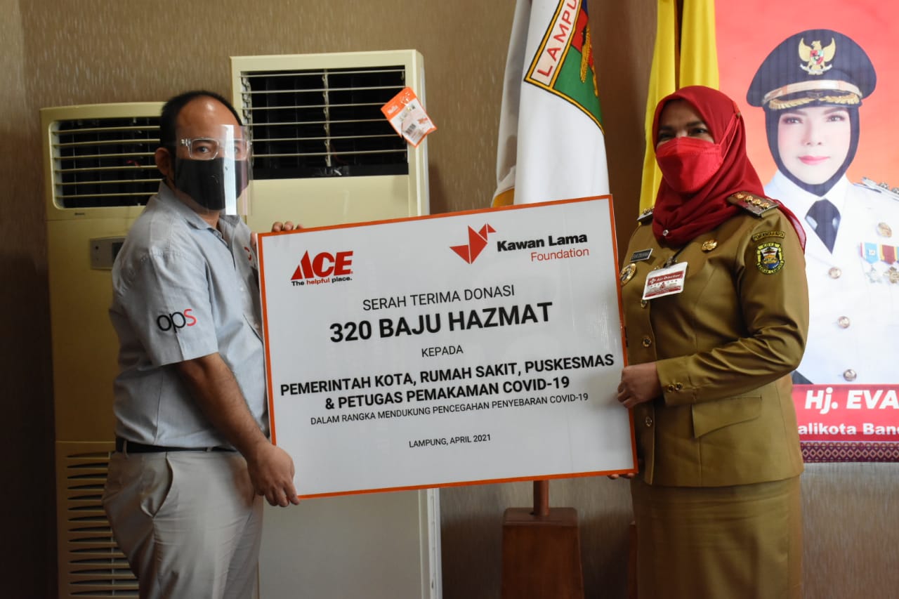 Pemkot Terima Bantuan Hazmat