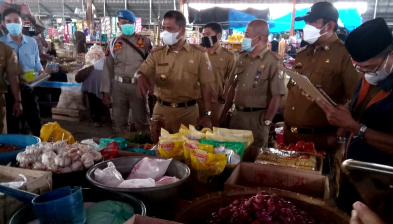 Cek Bahan Pokok, Pemkab Tubaba Terjunkan Tim Sidak Pasar