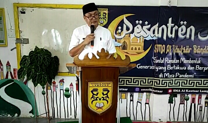 352 Siswa SMA Al Kautsar Ikut Sanlat Ramadhan Online