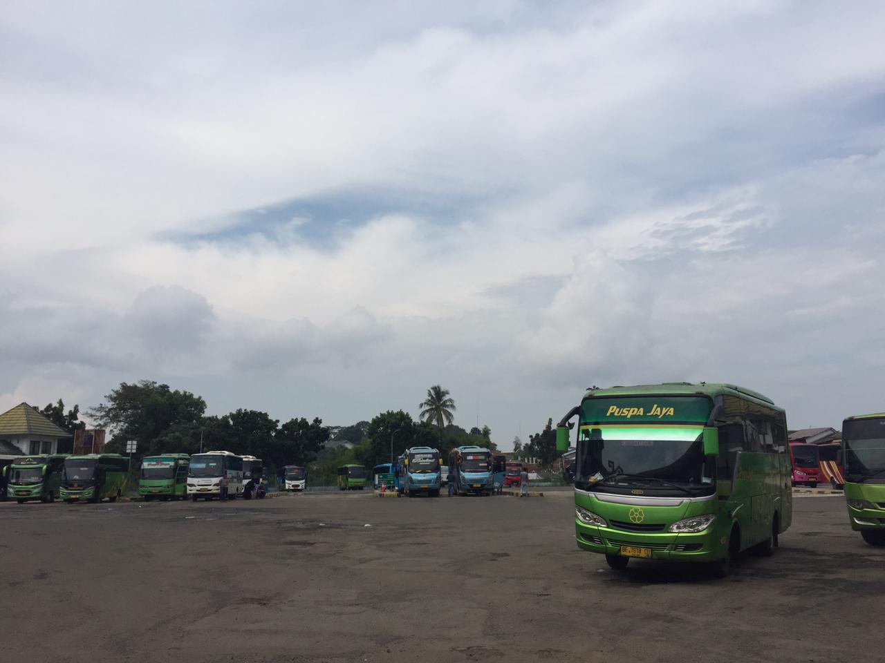 Masa Larangan Mudik, Terminal Rajabasa Nihil Kedatangan dan Keberangkatan Bus AKAP