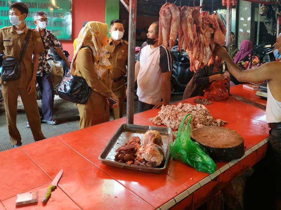 Pantau Harga Daging Sapi, Disperindag dan Satgas Pangan Turun ke Pasar