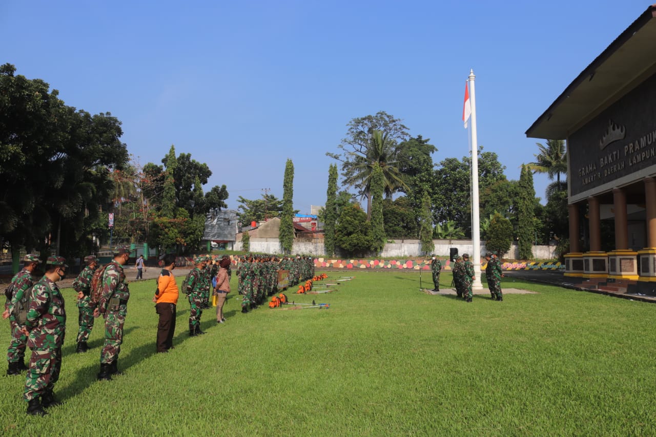 Personel Kodim 0410/KBL Ikuti Karya Bhakti TNI