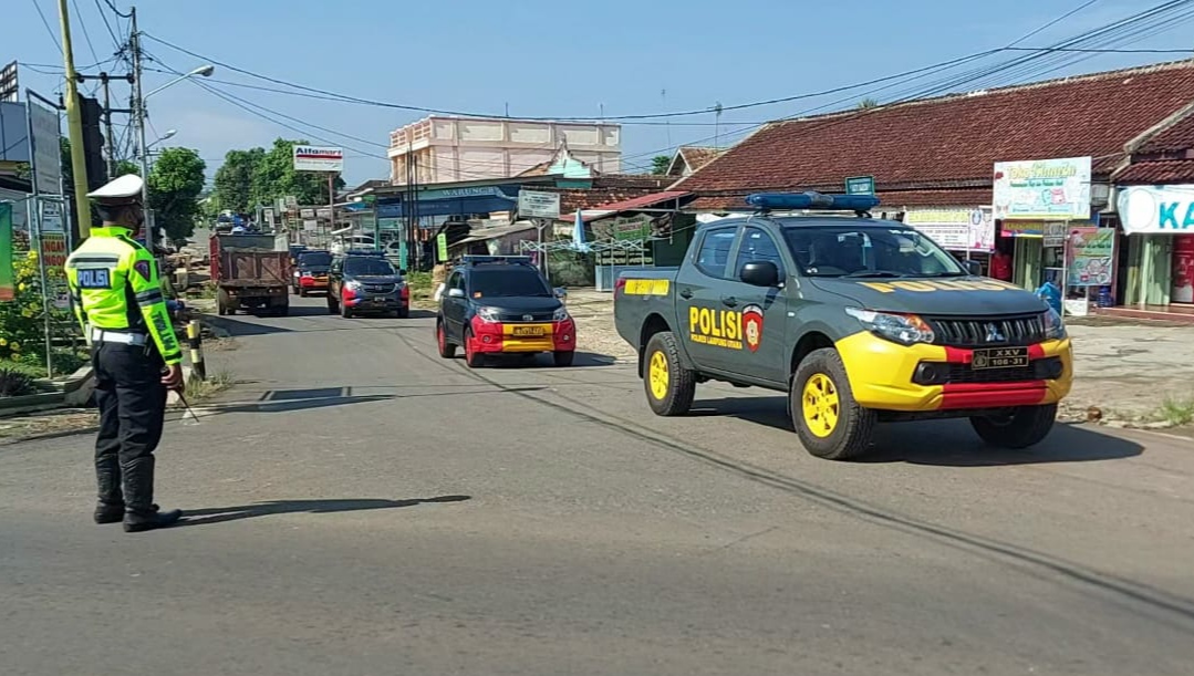 Patroli Skala Besar, TNI-Polri Sisir Daerah Rawan Kriminal di Lampura