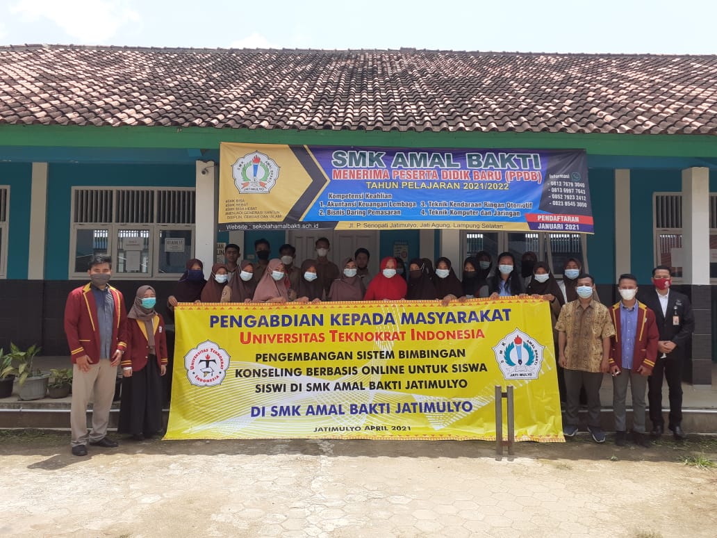 Tim Universitas Teknokrat Indonesia Sambangi SMK Amal Bakti Jati Mulyo