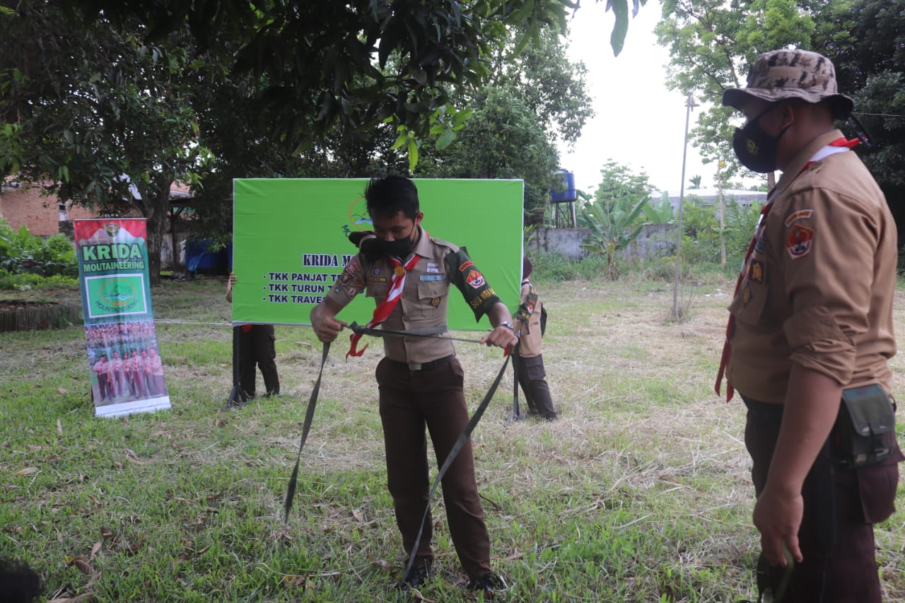 Kodim 0410/KBL Isi Materi Kegiatan Pramuka Saka Wira