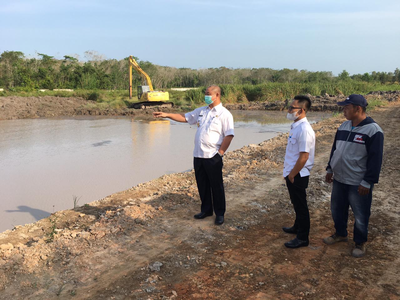 Cegah Banjir, Pemkab Mesuji Bangun Embung dan Resapan Air