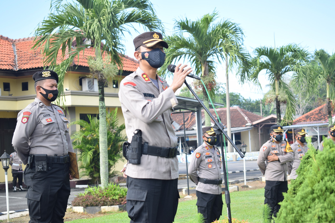 Kapolres Lamteng: Tingkatkan Disiplin, Ungkap C3, dan Jangan Main Narkoba!