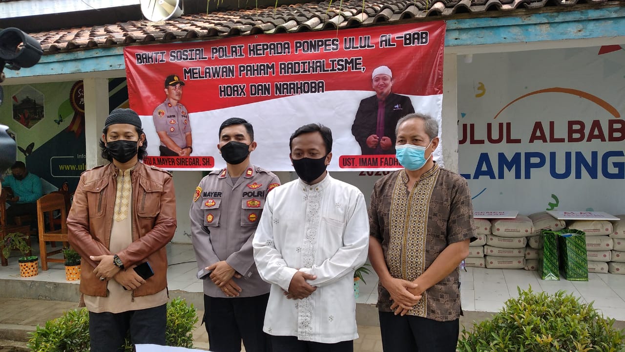 Polri Gelar Diskusi Kebangsaan Tolak Radikal, Hoaks, dan Narkoba di Ponpes Ulul Albab