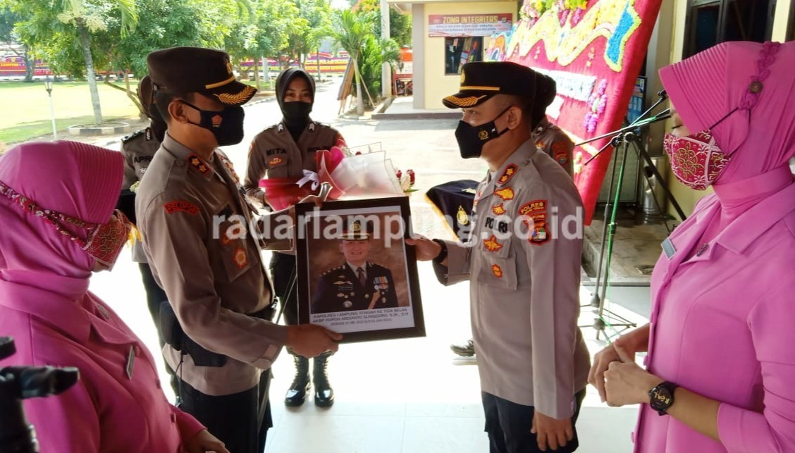 Tinggalkan Polres Lamteng, AKBP Popon Minta Jajaran Tetap Solid