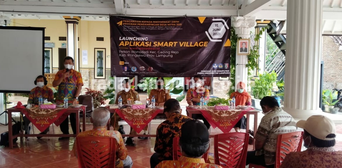 Luncurkan Aplikasi SIAP, Menuju Smart Village di Pekon Wonodadi