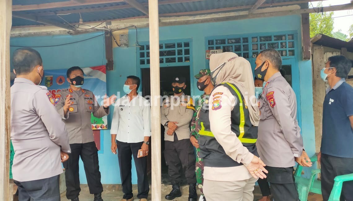 Pekon Tanjung Anom Wakili Polres Tanggamus Dalam Lomba PPKM Mikro
