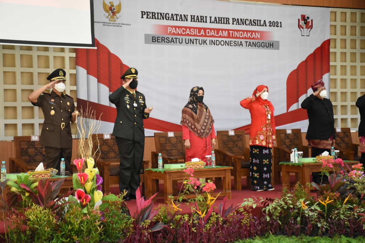 Dandim 0410/KBL Hadiri Kegiatan Peringatan Hari Lahir Pancasila