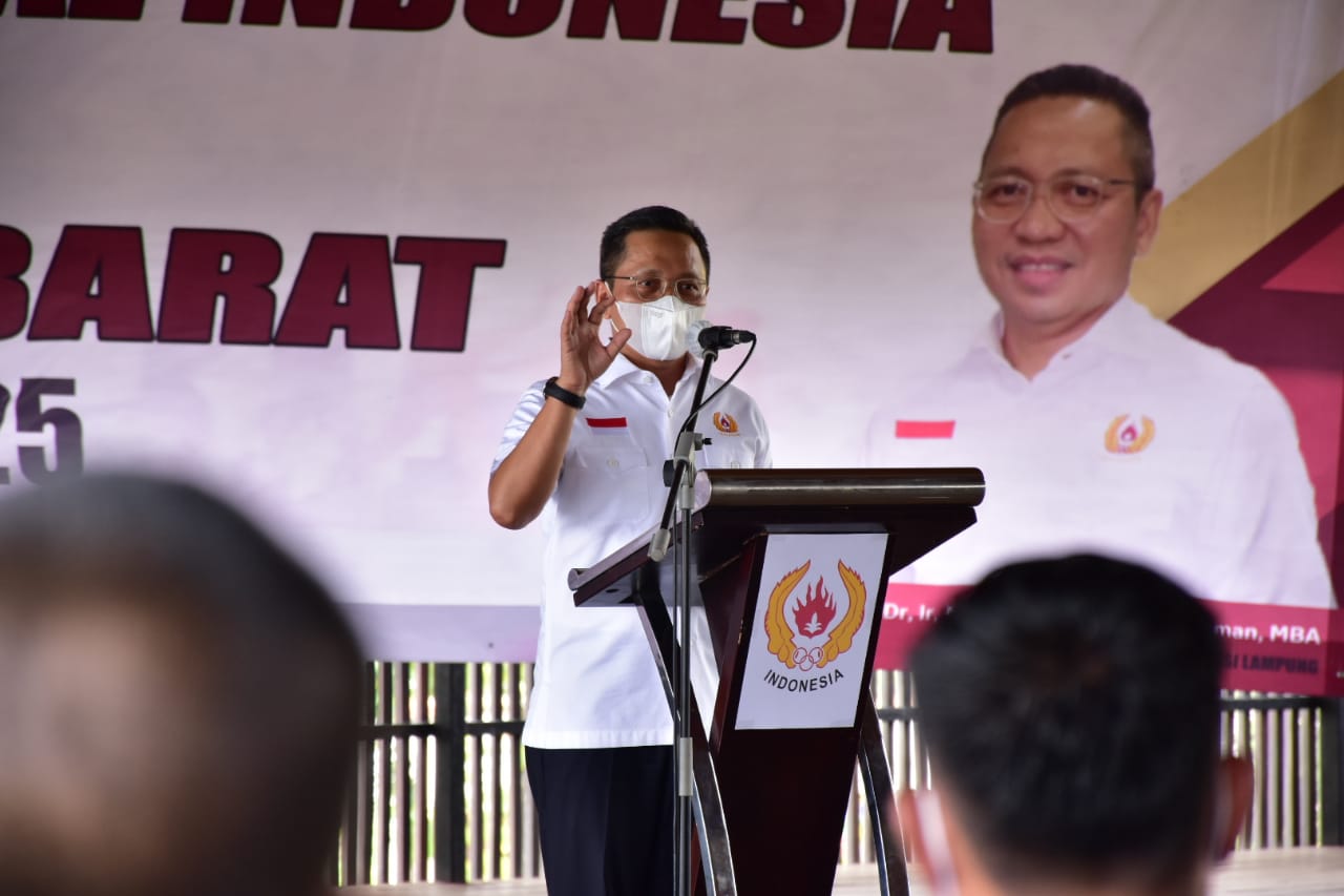 Ketua KONI Lampung Apresiasi Pembangunan di Tubaba