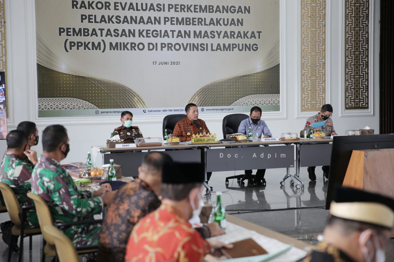 Covid-19 di Pulau Jawa Kembali Meningkat, Gubernur Lampung Minta Kabupaten/Kota Perketat PPKM