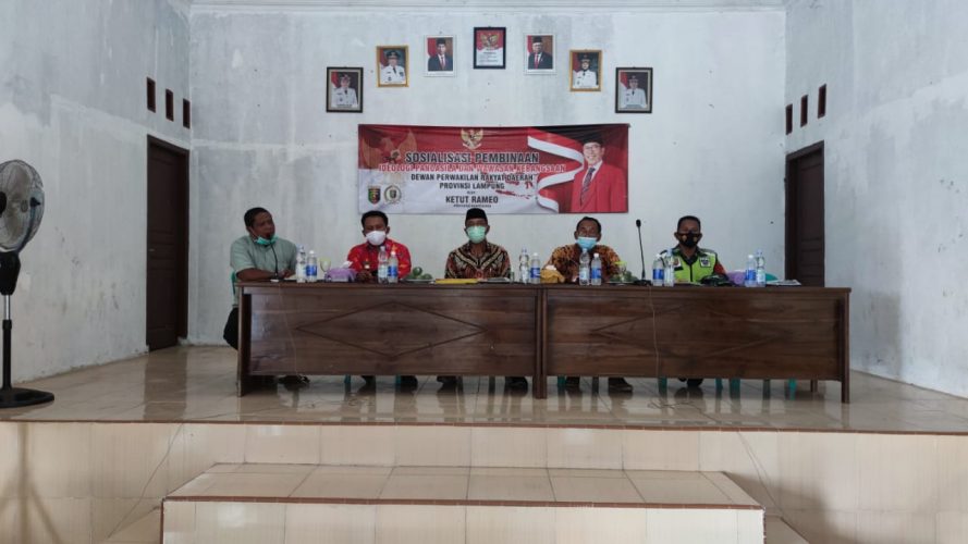 Anggota DPRD Lampung Tanamkan Nilai Pancasila ke Pemuda Pemudi Karang Taruna