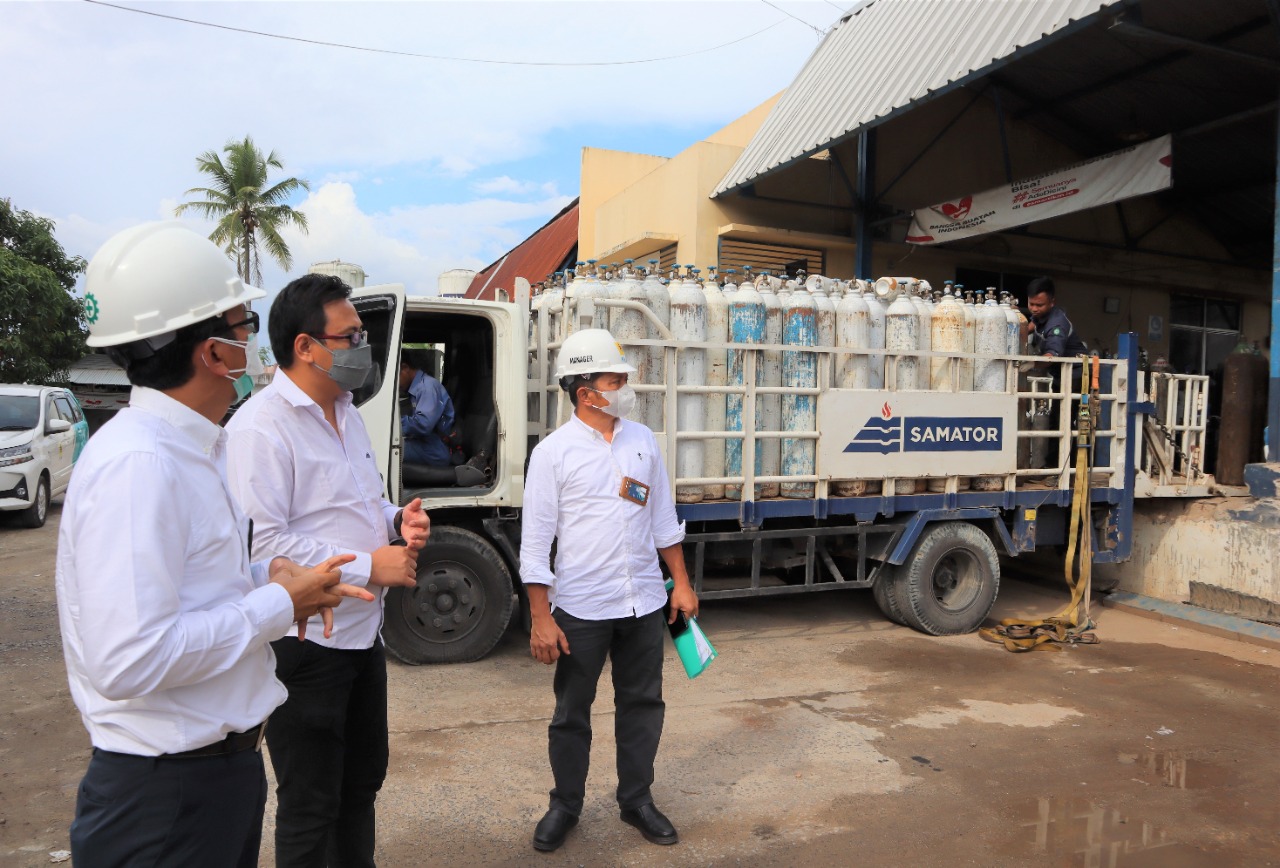 Pastikan Suplai Listrik Aman, GM PLN UID Lampung Kunjungi Industri Oksigen