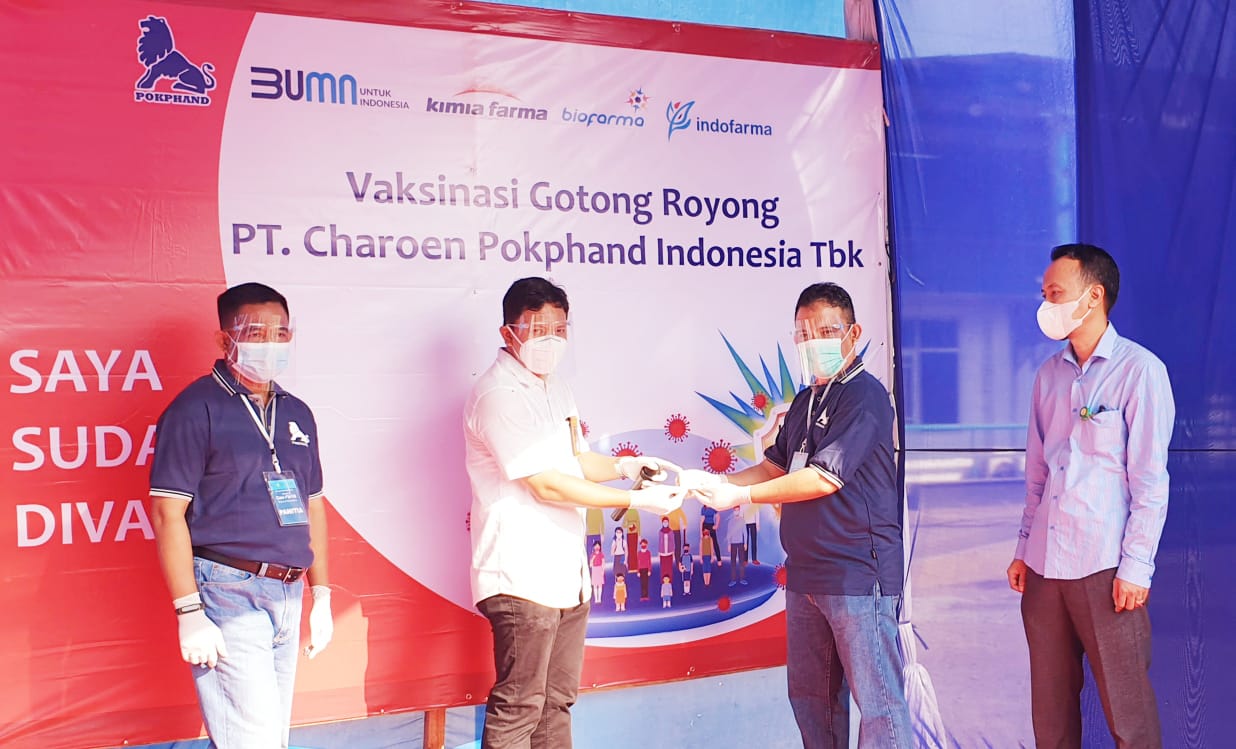 Vaksinasi Gotong Royong Charoen Pokphand Group Lampung