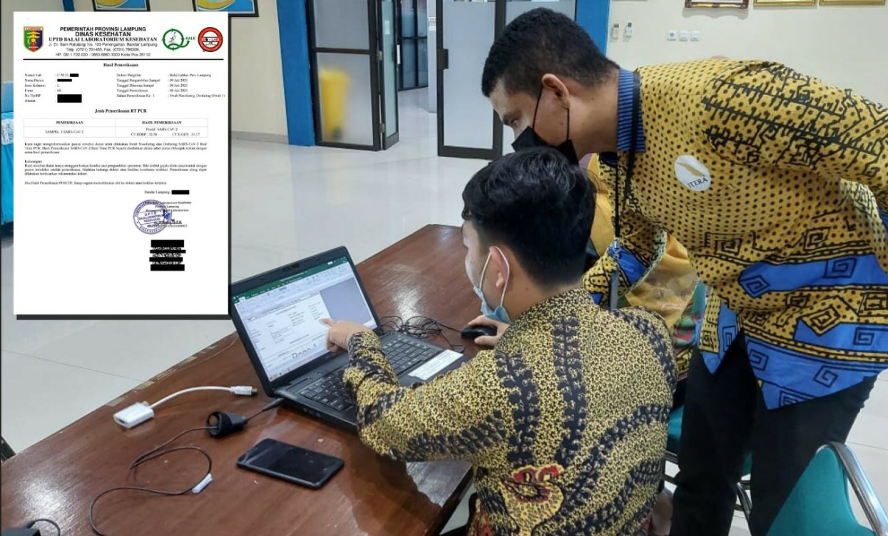 Antisipasi Surat Tes Covid-19 Palsu, Dosen Itera Buat Aplikasi Tanda Tangan Digital Labkesda