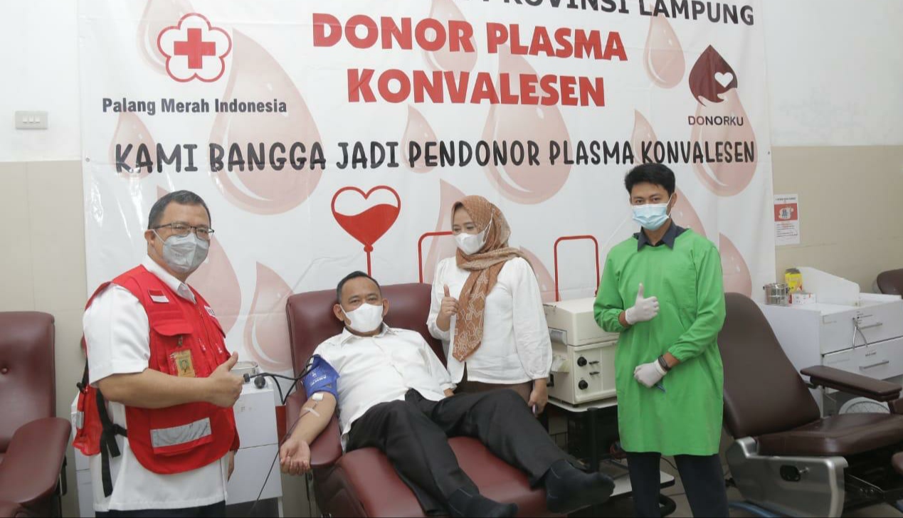 Bulan Depan, Gubernur Lampung Bantu Alat Penyambung Apheresis untuk Donor Plasma Konvalesen
