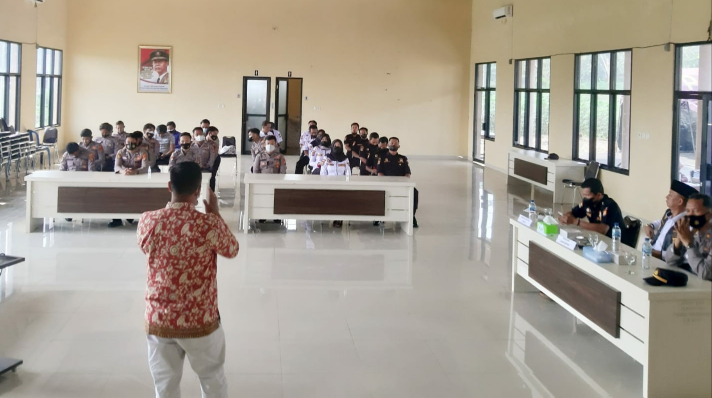 Polres Pesawaran Gelar Pelatihan Tracer Covid-19