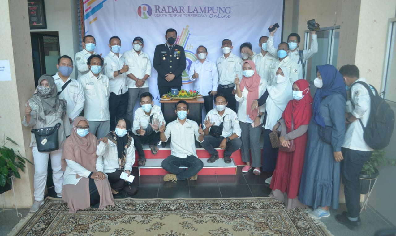 Peringati HUT ke-6, Radar Lampung Online Gelar Baksos Donor Darah